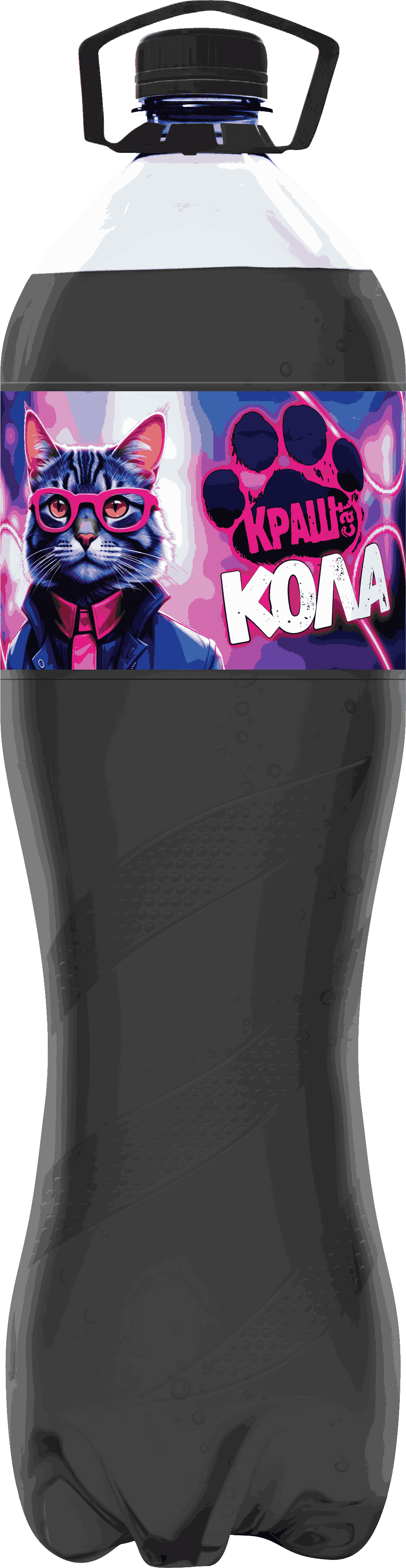 Вода солодка Краш cat 2л "Кола"
